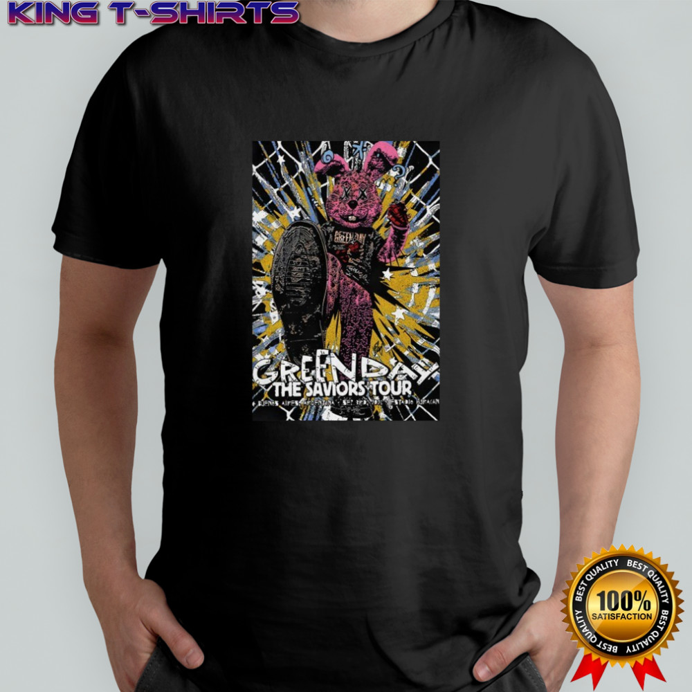 Green Day Sept 3 2025 Huracan Stadium in Buenos Aires Argentina BUnny T-shirt