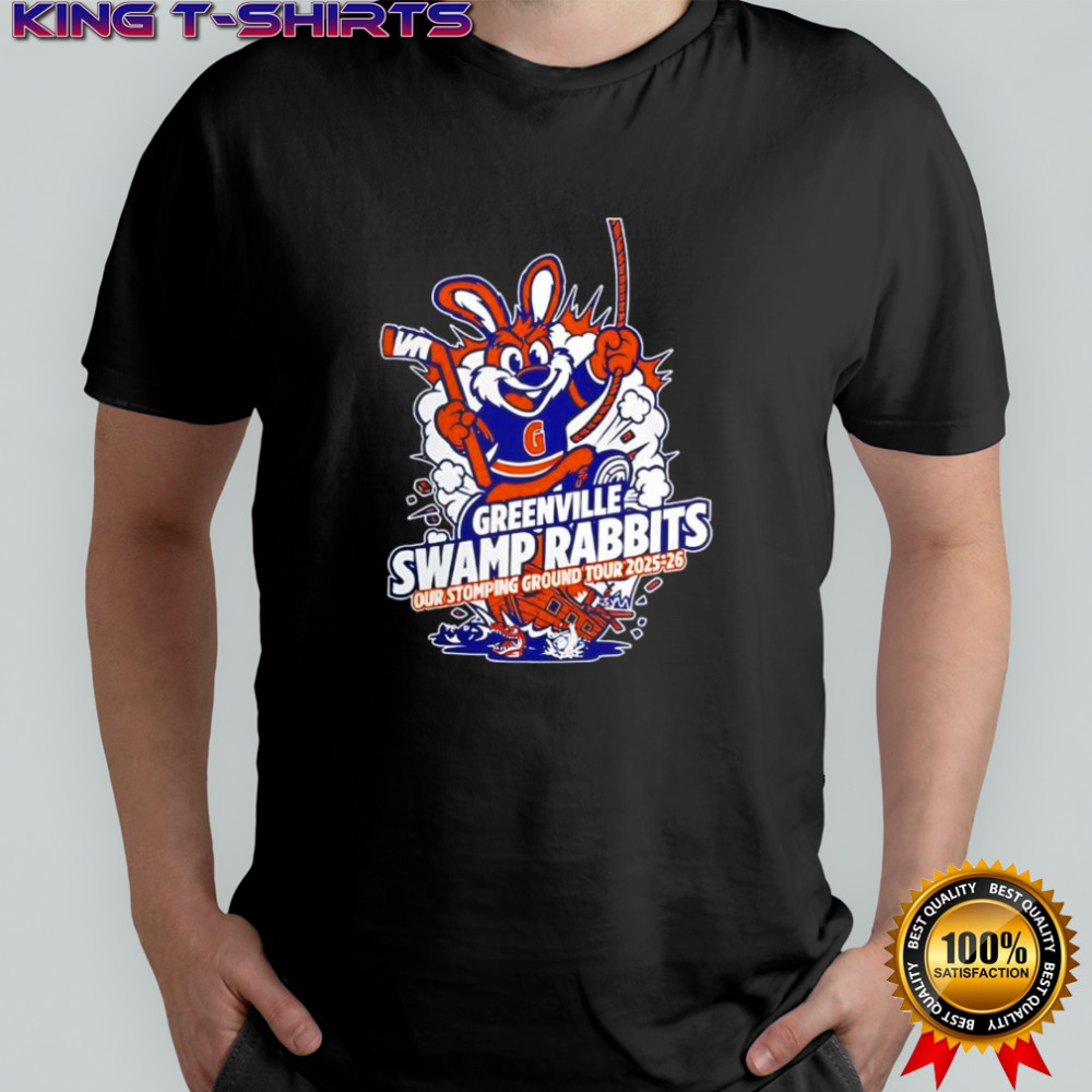 Greenville swamp rabbits our stomping ground tour 2025-2026 shirt