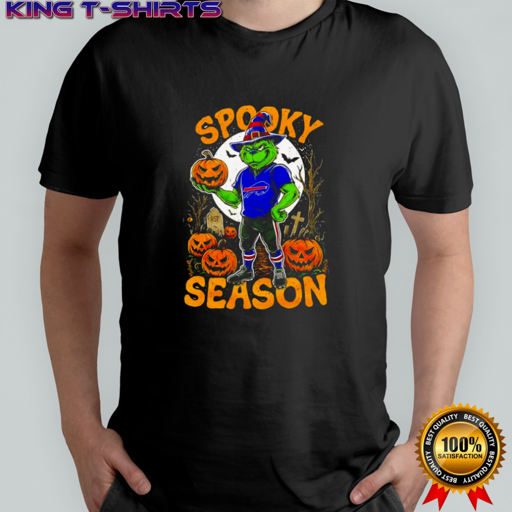 Grinch Buffalo Bills NFL Spooky Season Halloween shirt