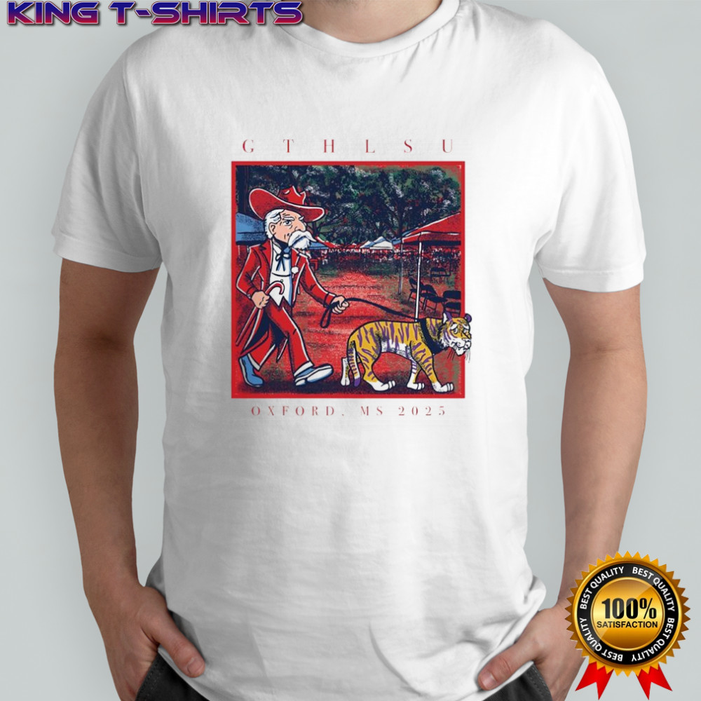 GTH LSU Ole Miss Rebels beat LSU Tigers 2025 shirt