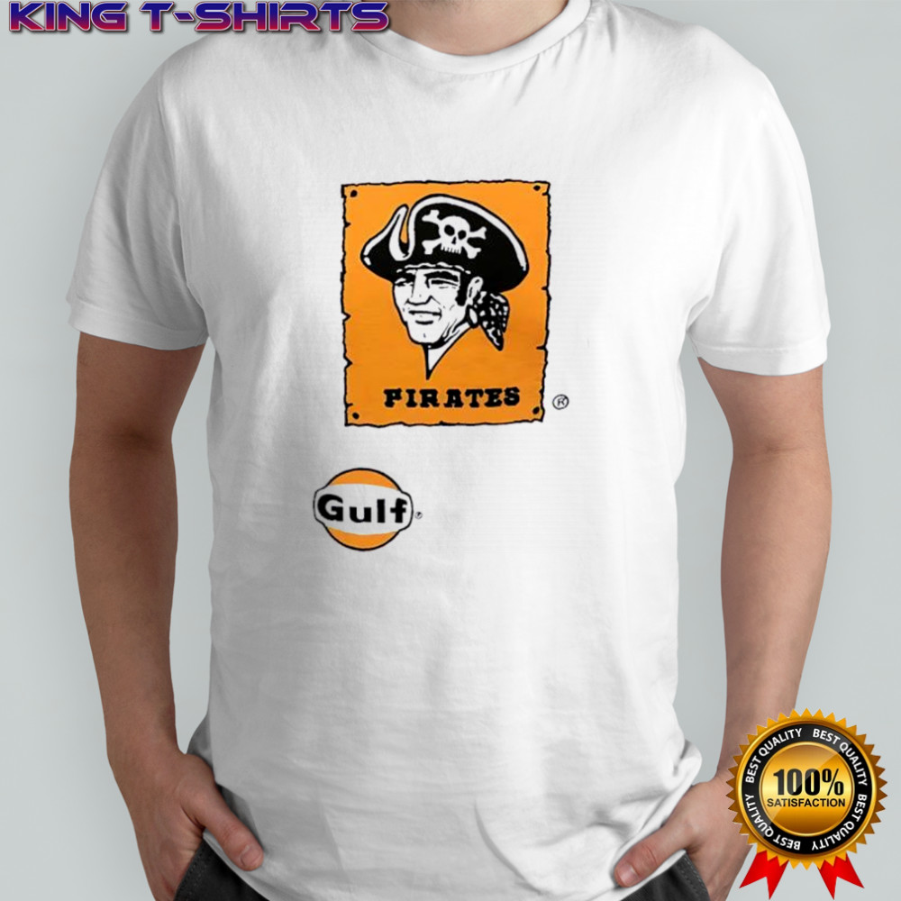 Gulf Pirates Cartoon Logo Vintage Fuel and Sports shirt