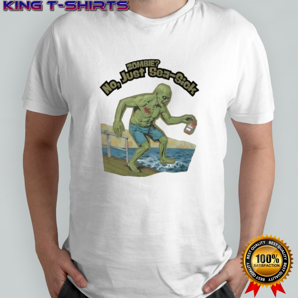 Halloween Cruise ship drinking zombie sea sick classic funny shirt