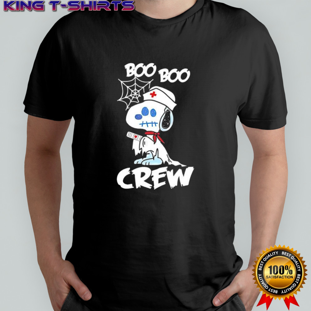 Halloween Snoopy Nurse Boo Boo Crew shirt