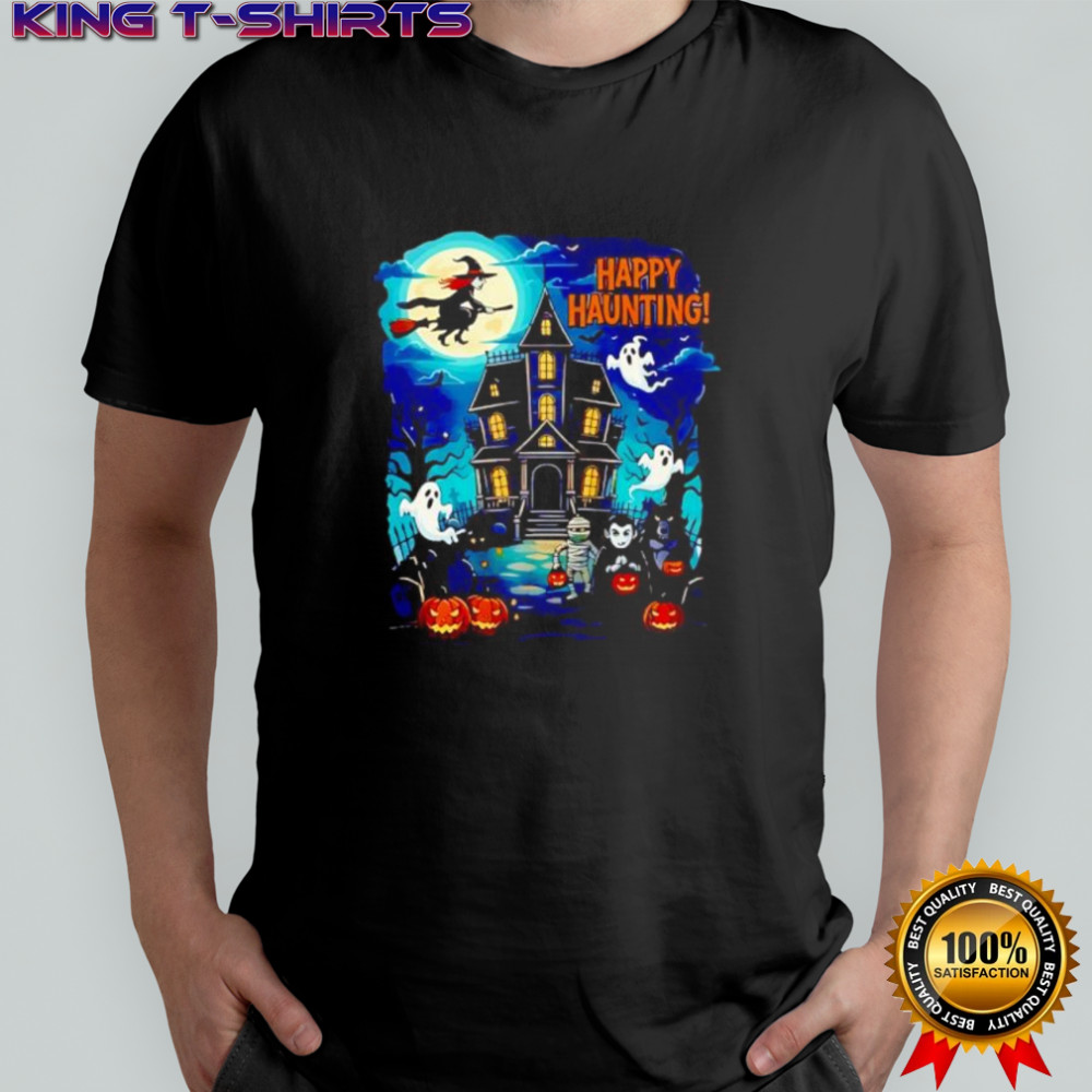 Halloween Witch and Haunted House 2025 shirt