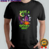 Halloween Witch and Haunted House have a spooky night shirt