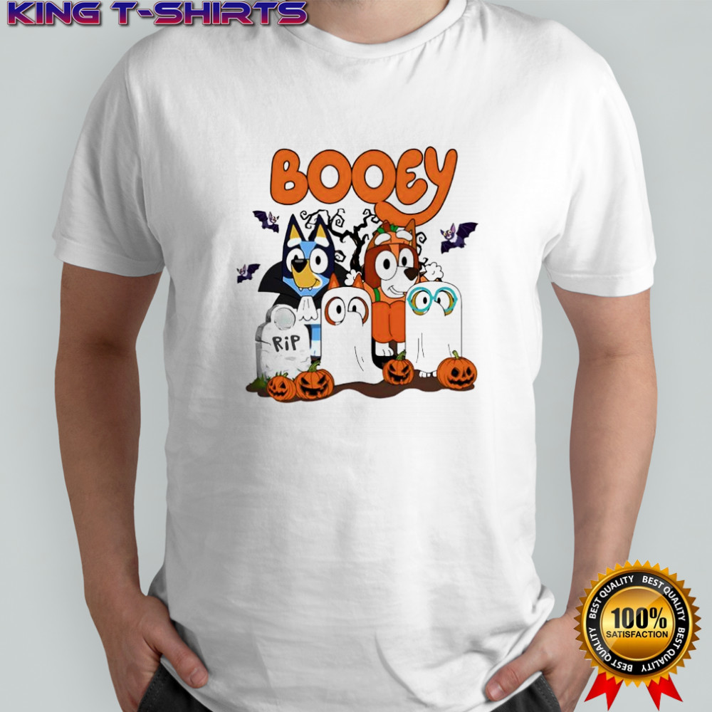 Happy Halloween Booey Rip ghost dog shirt