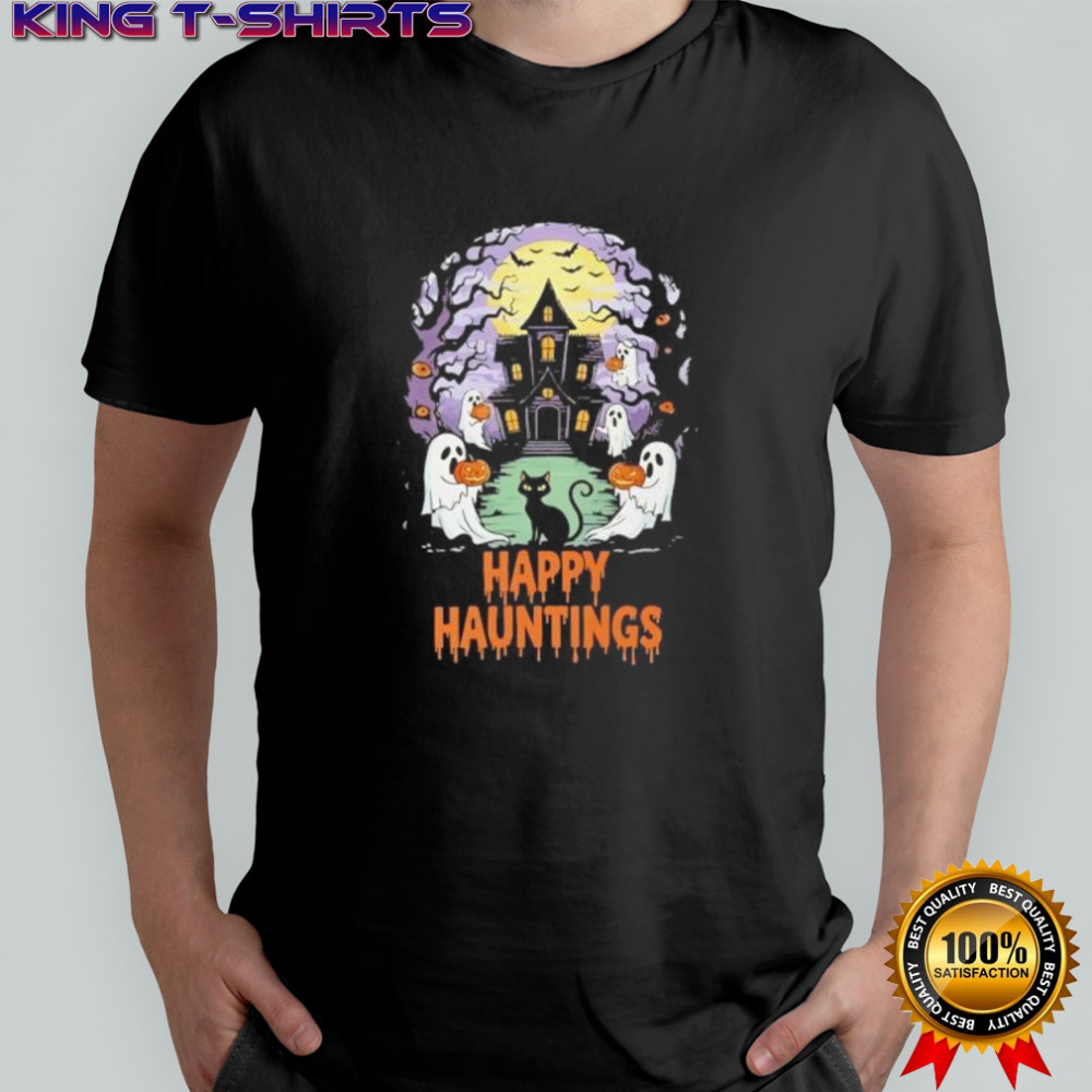 Happy Hauntings Halloween 2025 shirt