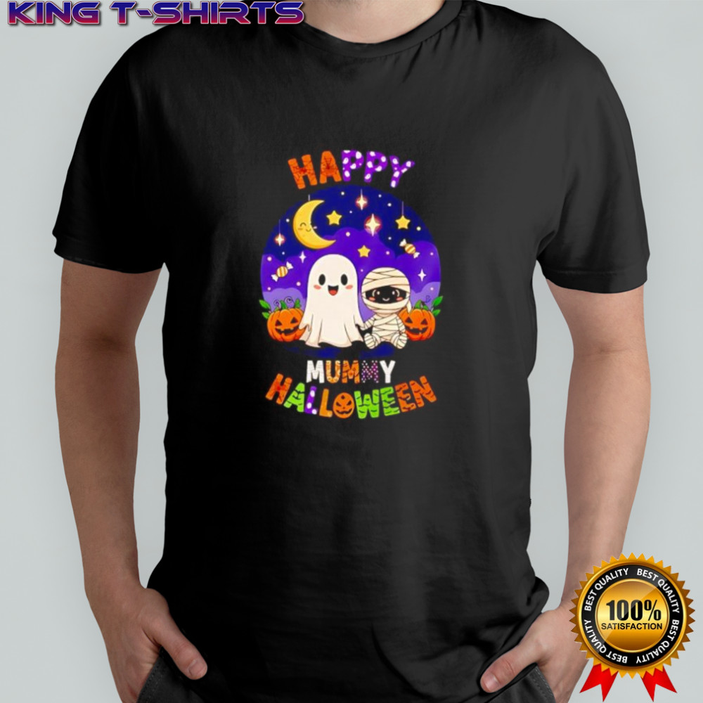Happy Mummy Halloween 2025 cute shirt