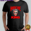 Hardcore King Bloody Skull With Crown Gothic shirt