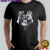 Hunt skull face hand goggles gothic shirt