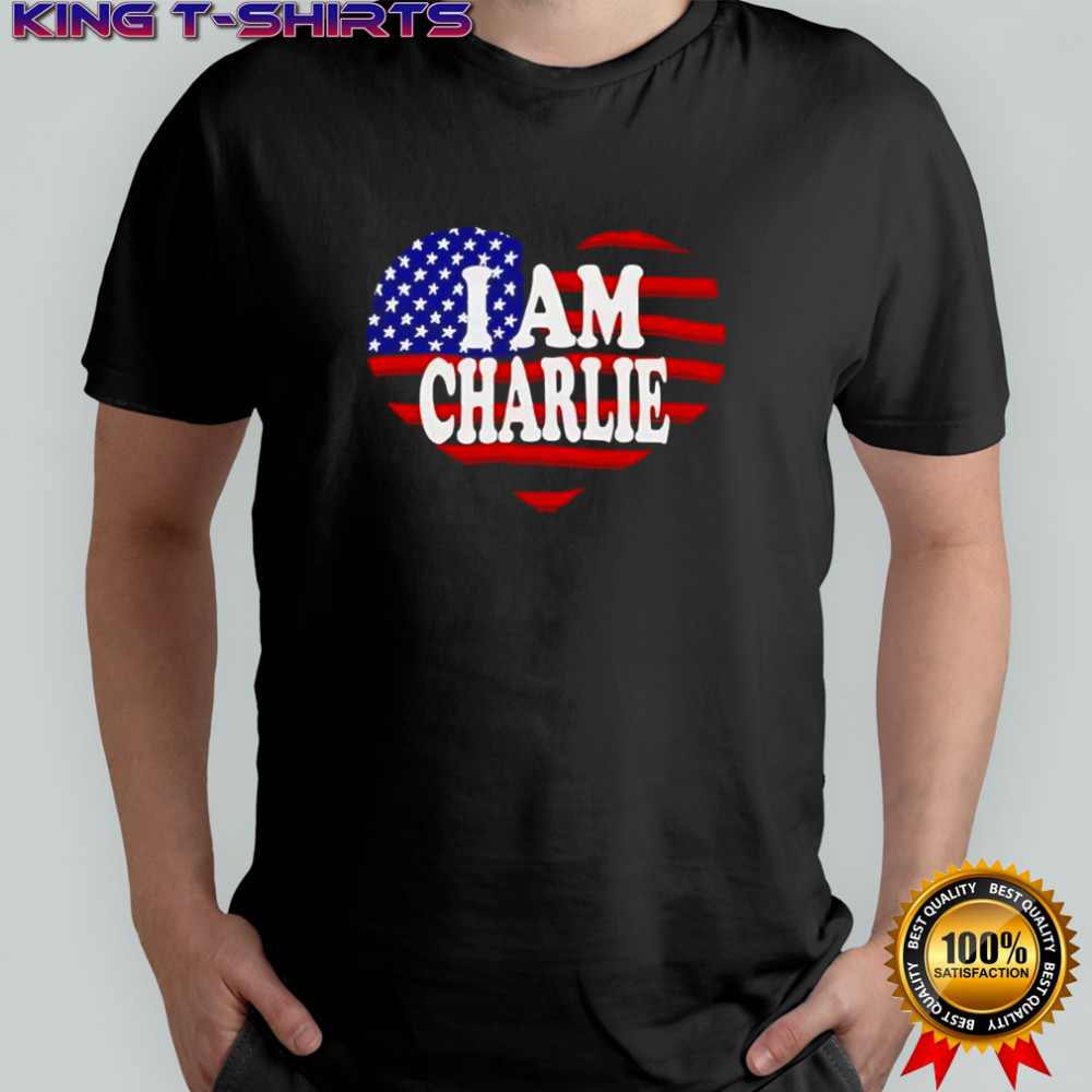 I am Charlie USA heart classic shirt