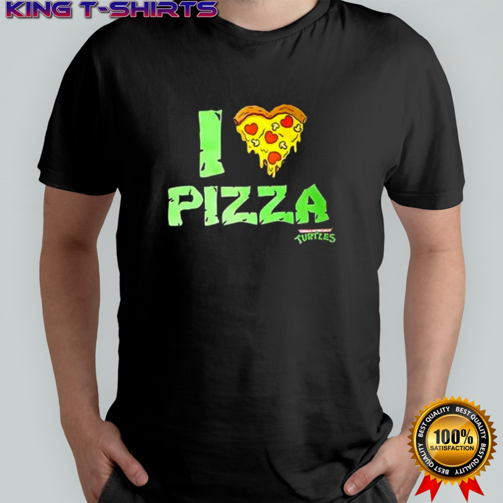 I heart pizza Mutant Ninja Turtles shirt
