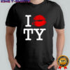 I Lips Red TY Lipstick shirt