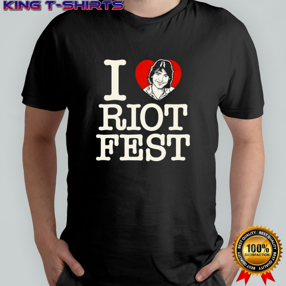 I love riot fest 2025 shirt