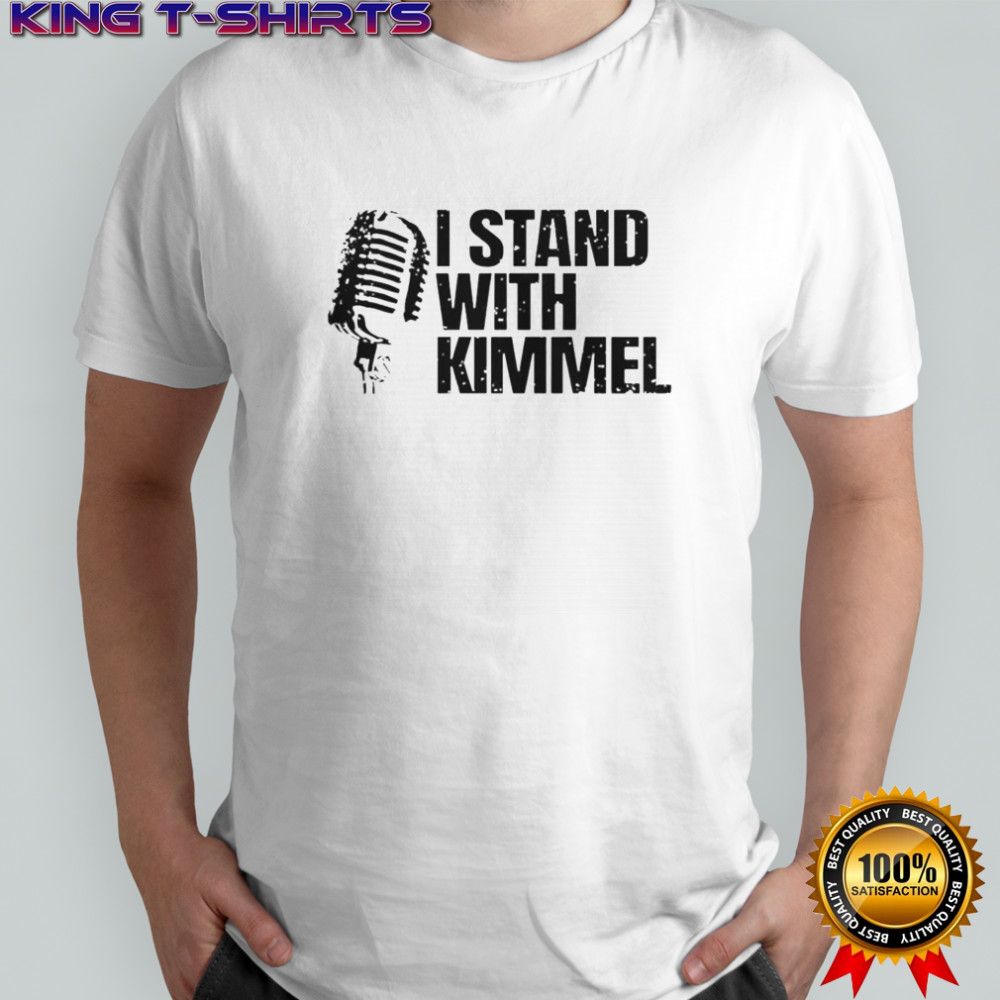 I Stand With Jimmy Kimmel Free Speech T-Shirt