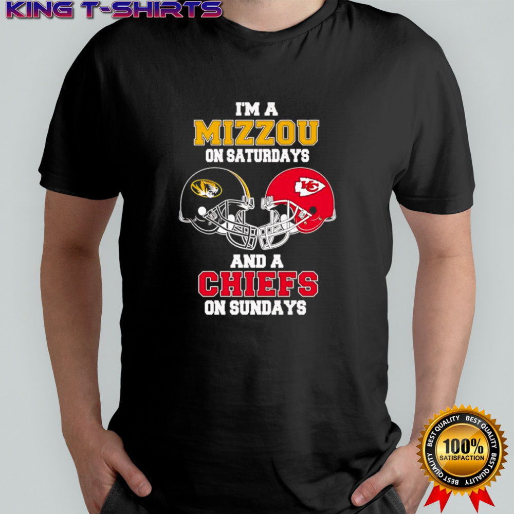 I’m a Mizzou on Saturdays and a Chiefs on Sundays shirt