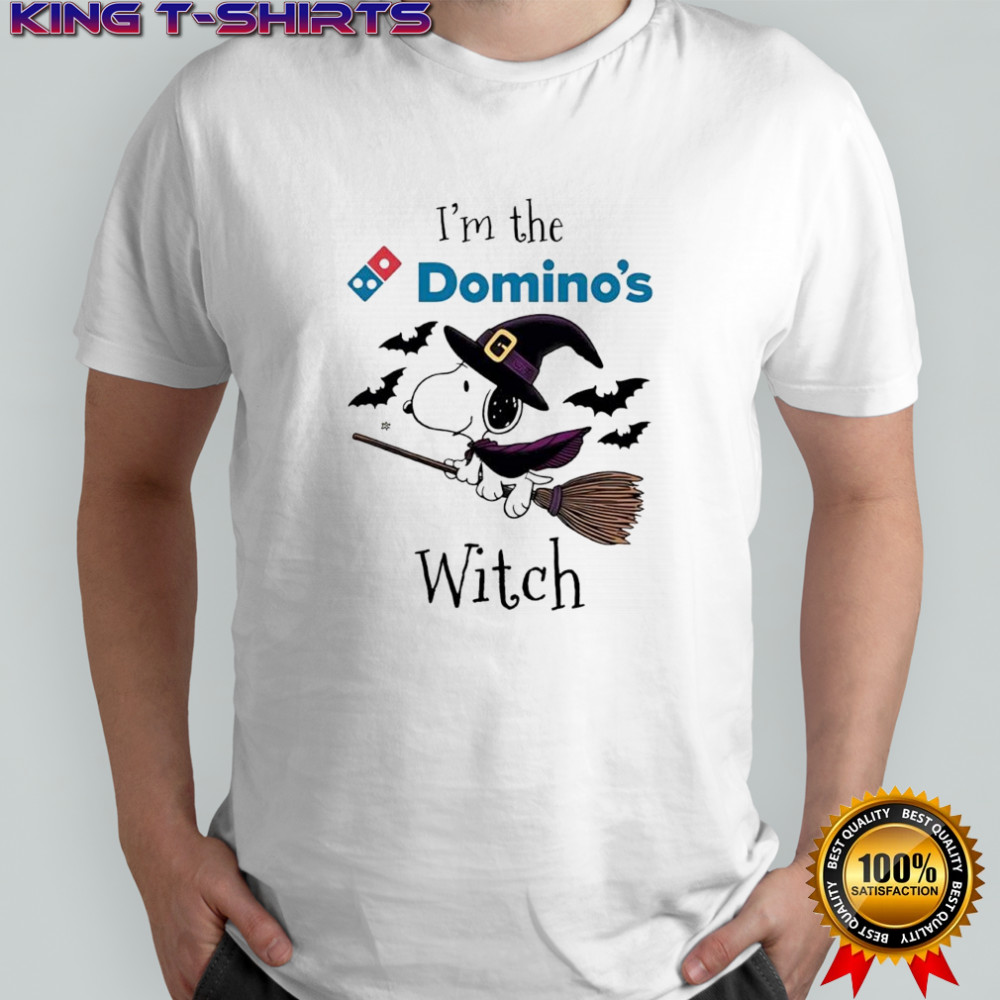I’m the Domino’s Snoopy Witch Halloween shirt