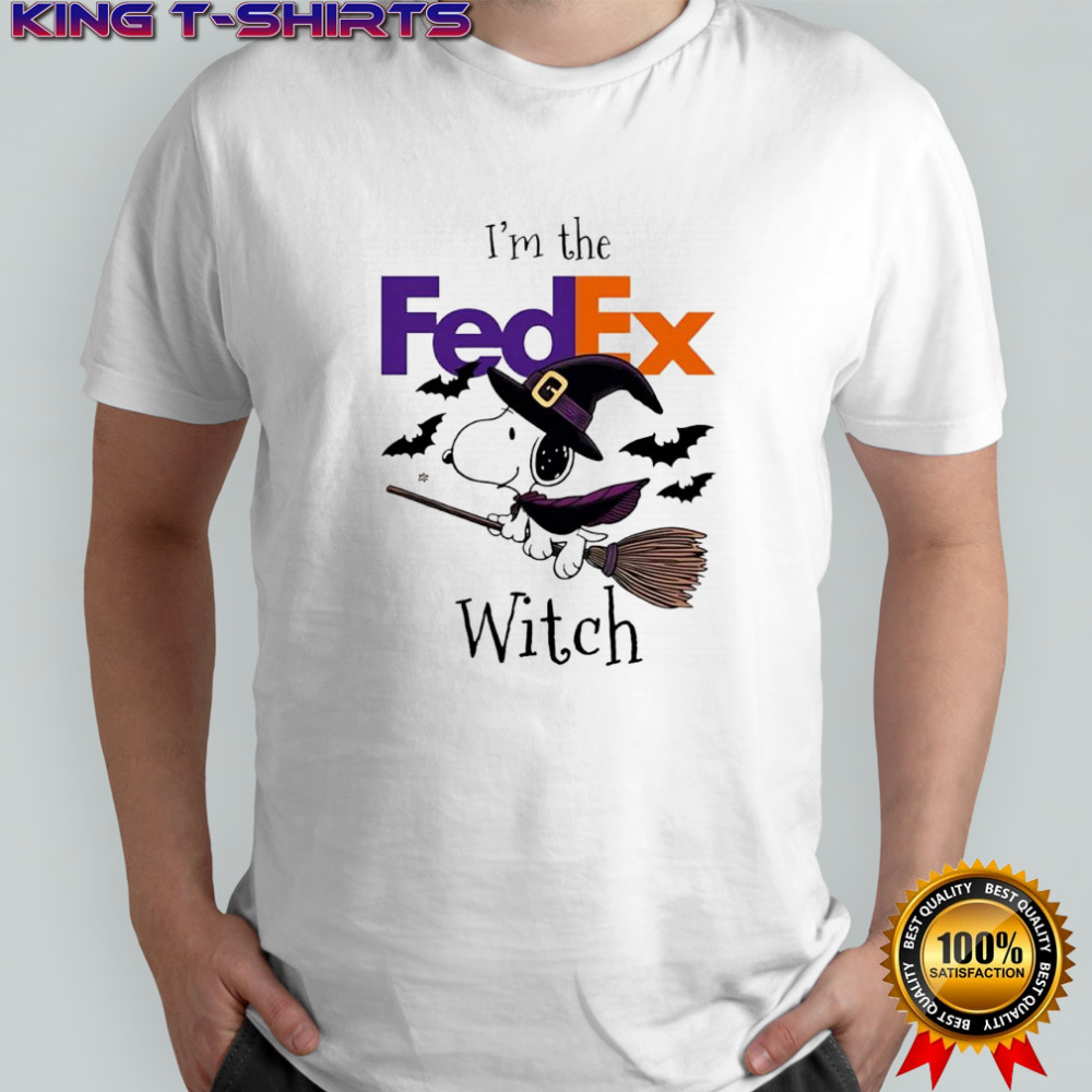 I’m the FedEx Snoopy Witch Halloween shirt
