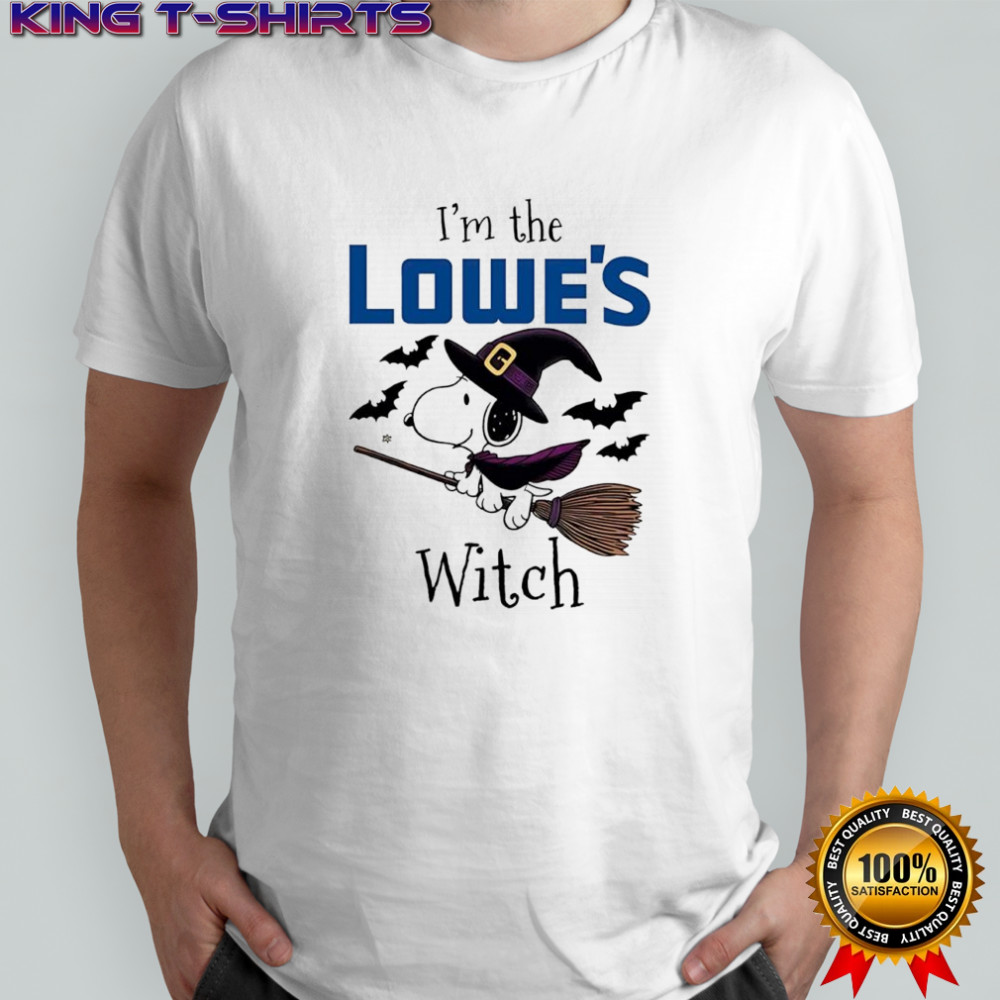 I’m the Lowe’s Snoopy Witch Halloween shirt