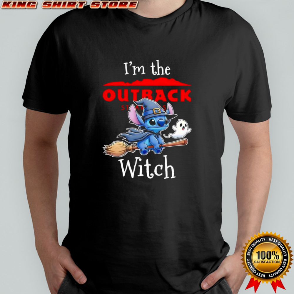 I’m the Outback Steakhouse Witch x Stitch Ghost Halloween shirt