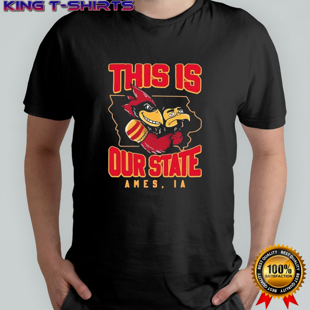 Iowa Hawkeyes vs Iowa State Cyclones this is our State shirt