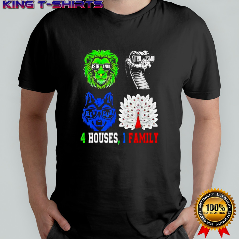 Isibindi altruismo reveur 4 houses 1 family shirt