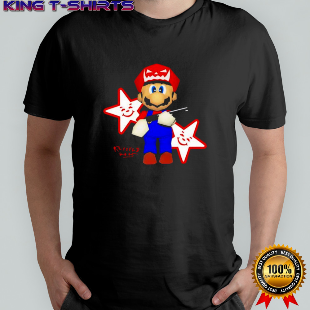 Italian Plumber Revived Asspizza Mario character shirt