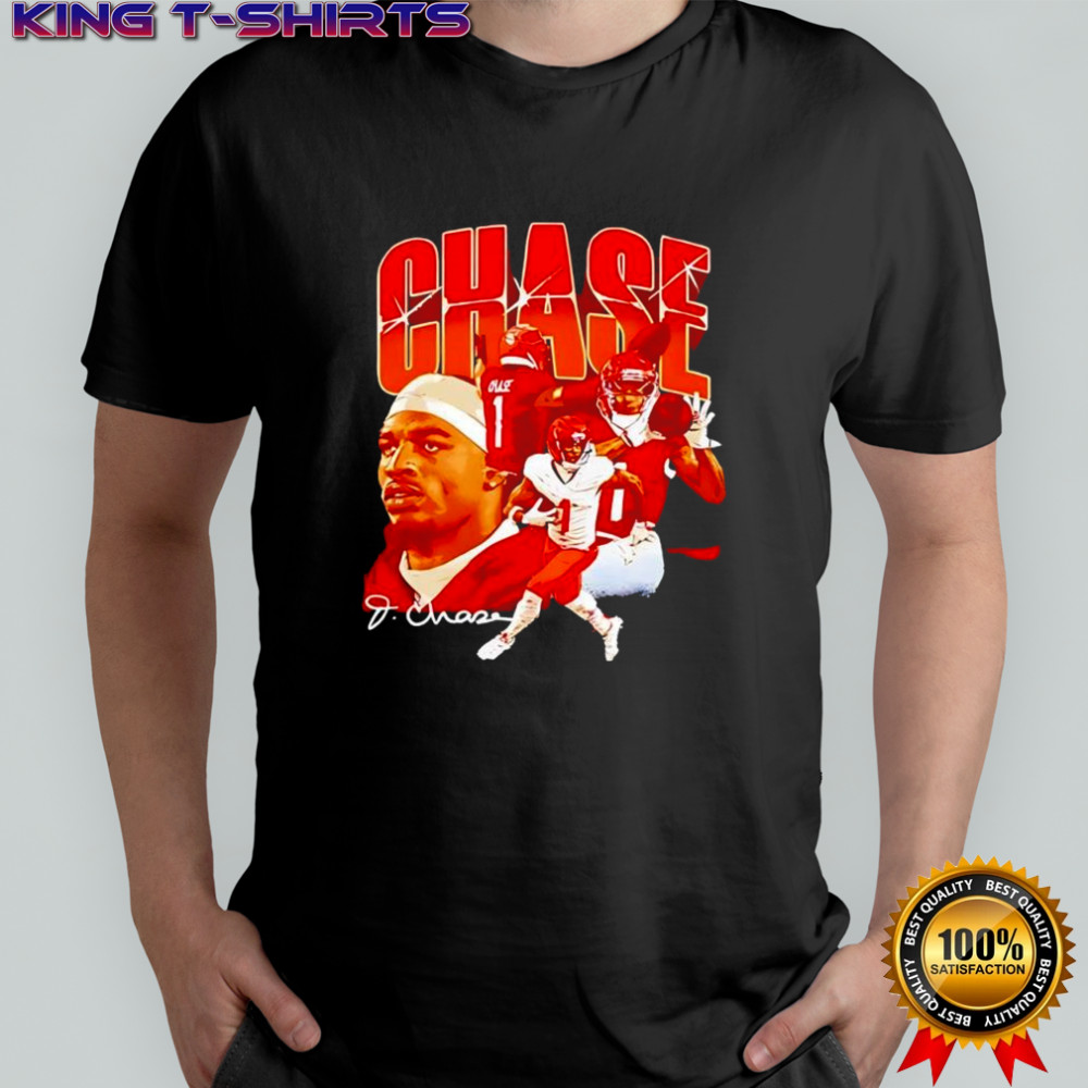Ja Marr Chase Cincinnati Bengals Collage signature vintage shirt