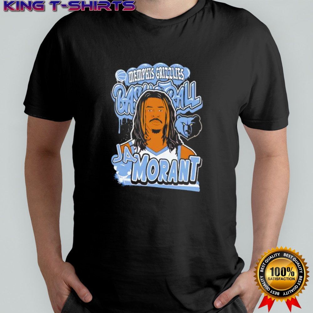 Ja Morant Memphis Grizzlies baseball logo graphic shirt