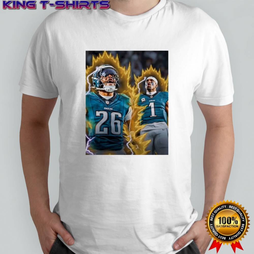 Jalen Hurts and Saquon Barkley Philadelphia Eagles Gamedays shirt