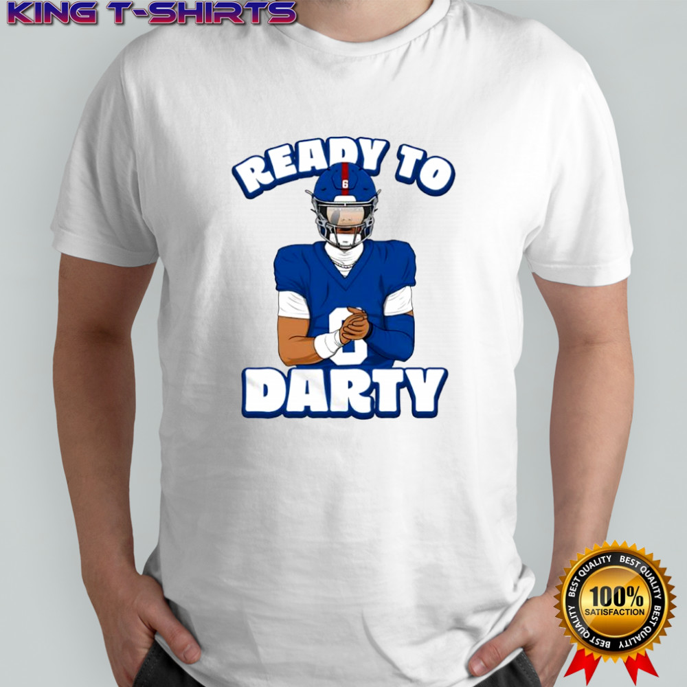 Jaxson Dart New York Giants Ready To Darty graphic shirt