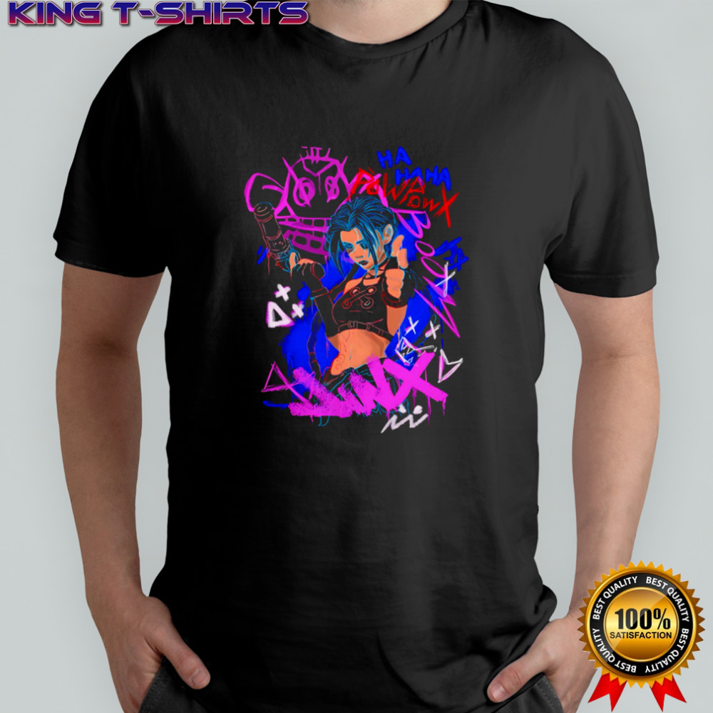 Jinx Ha Ha Ha Wow Jinx Arcane League Of Legends shirt