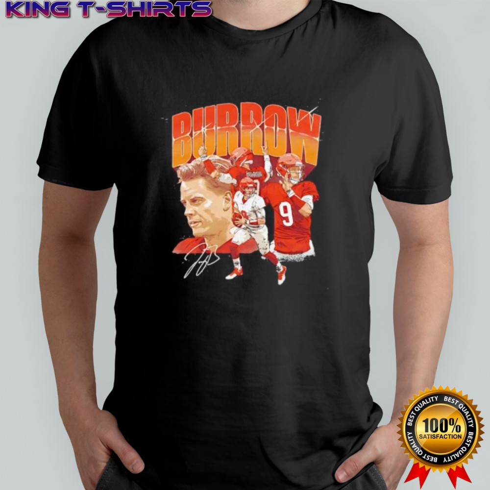 Joe Burrow Cincinnati Collage signature shirt