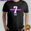 Jordan Dwyer 7 Stripe TCU Football shirt