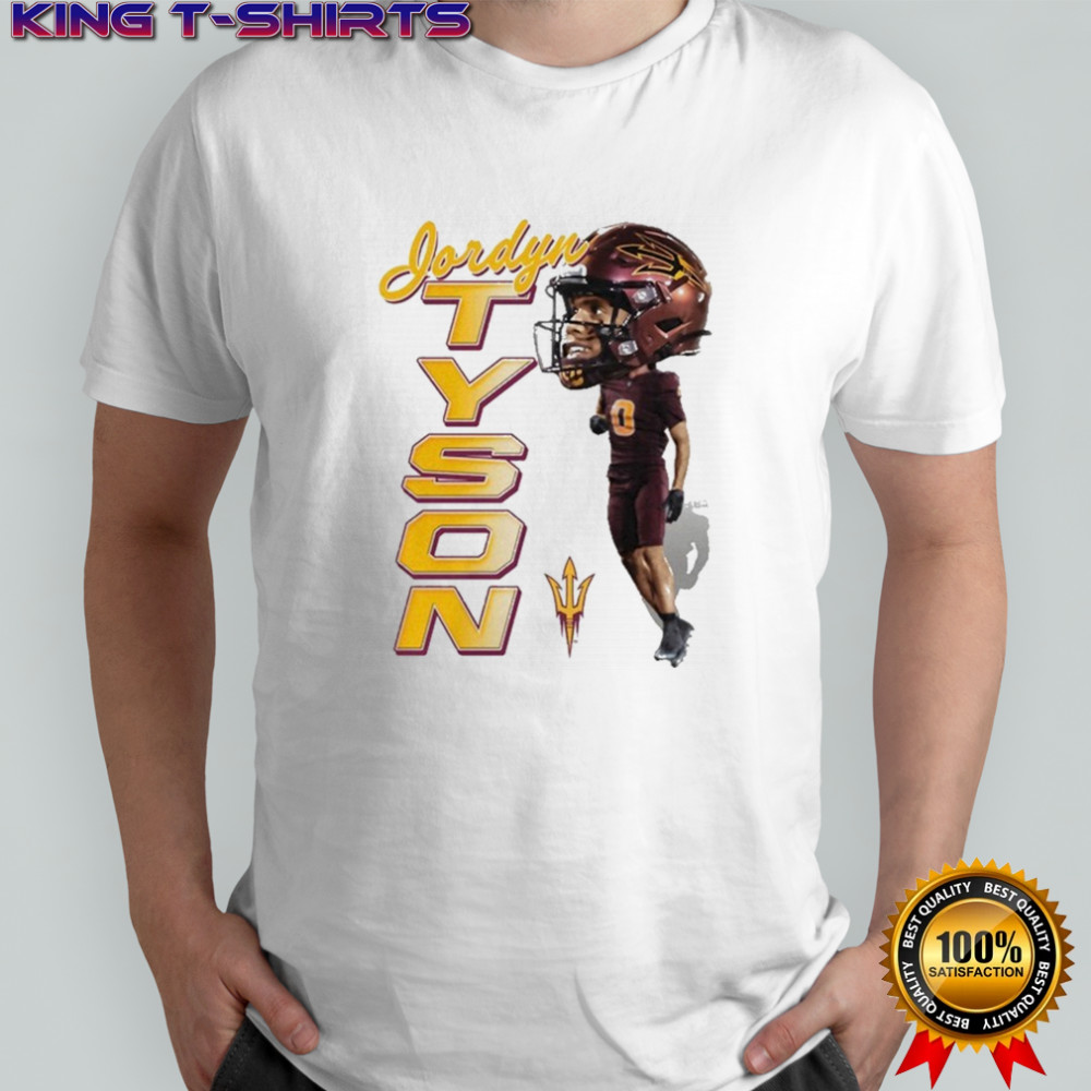 Jordyn Tyson Big Head Arizona State Sun Devils T-Shirt