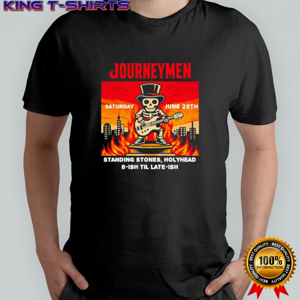 Journeymen Standing Stones Holyhead skeleton shirt