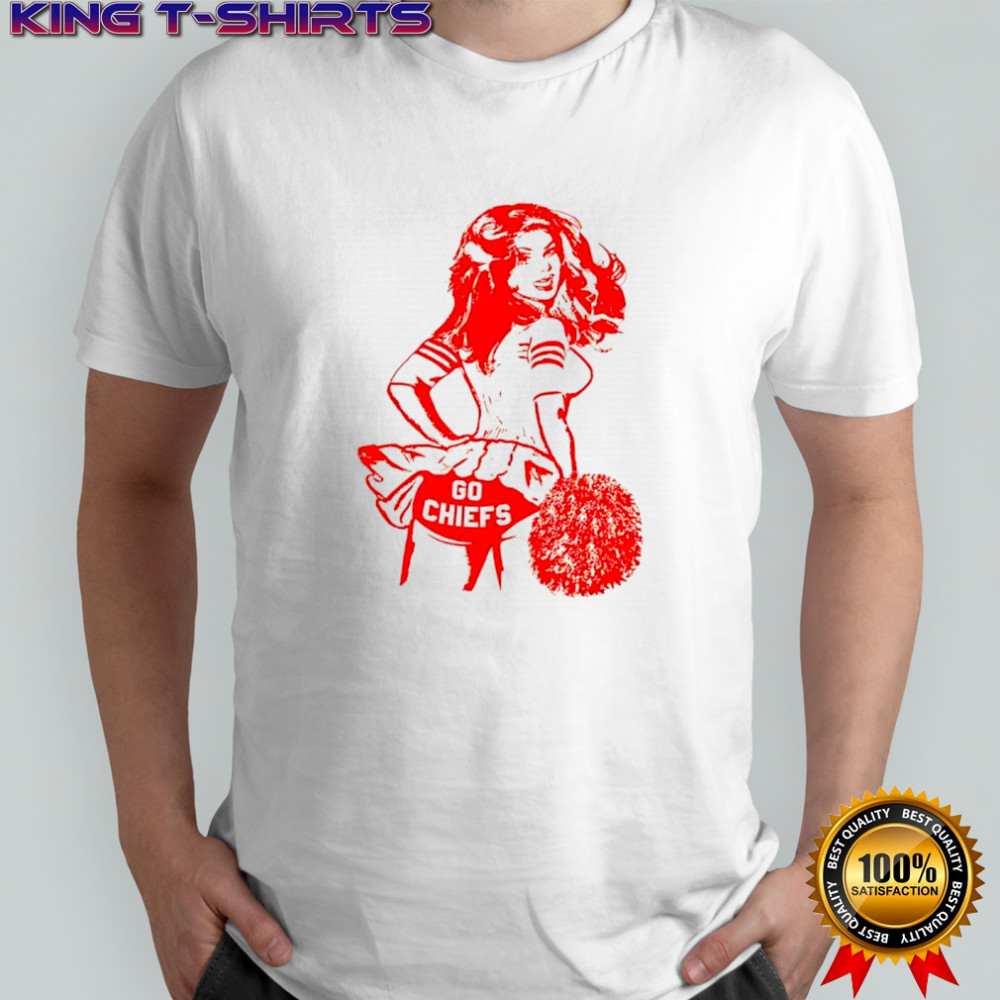 Kansas City Chiefs Cheerleader go Chiefs vintage shirt