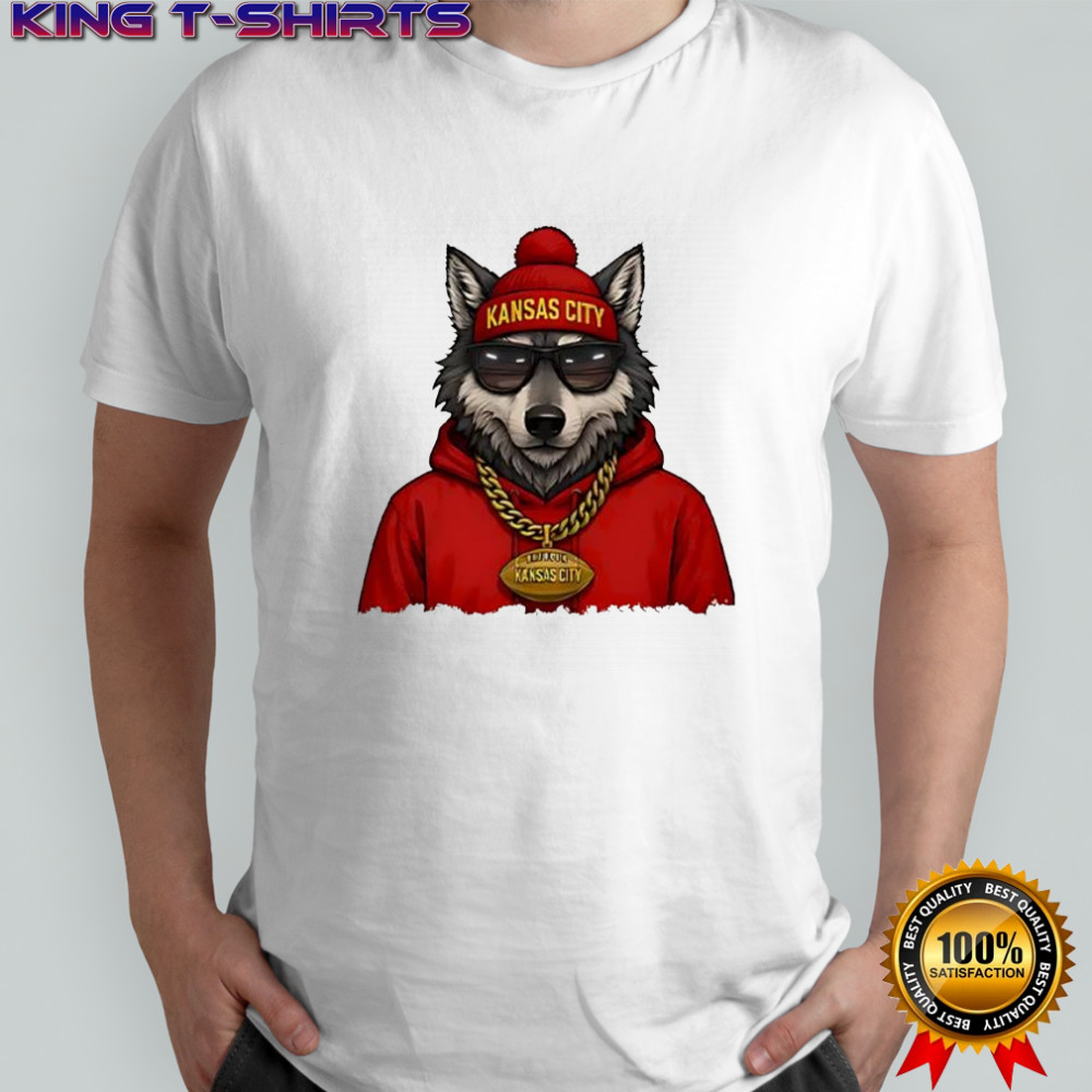 Kansas City Chiefs Wolf fan shirt