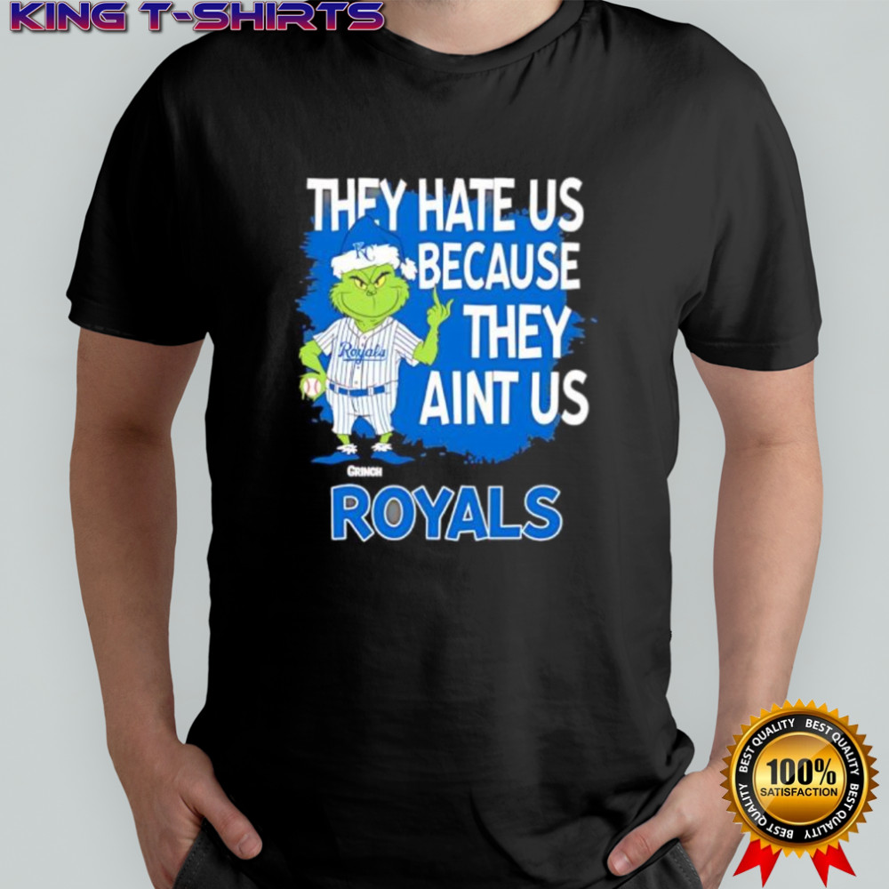 Kansas City Royals Grinch Christmas They Hate Us Ain’t Us shirt