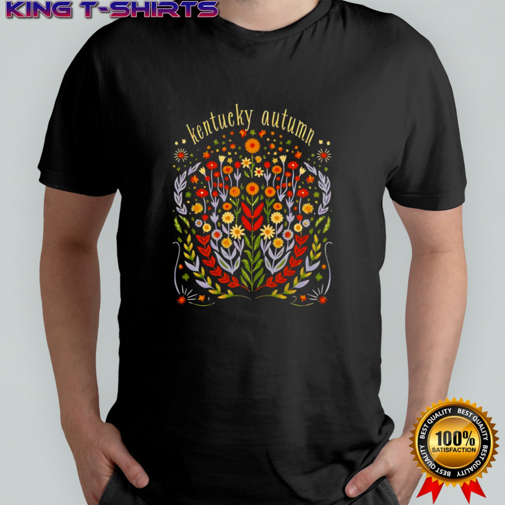 Kentucky Autumn flowers shirt