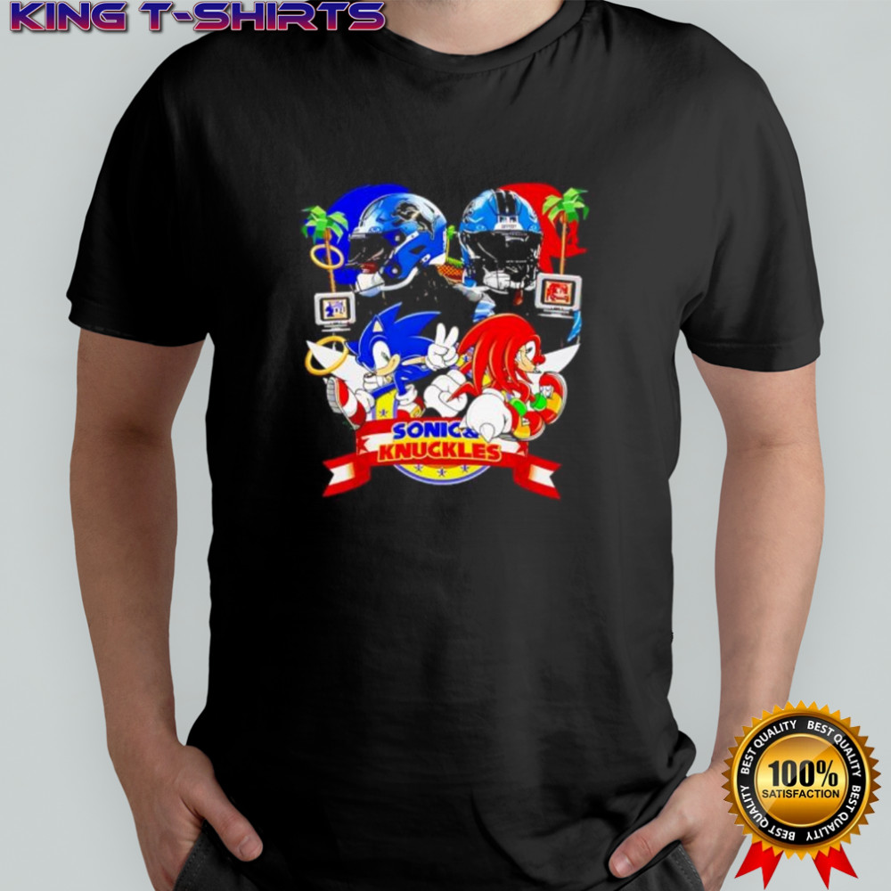 Knuckles Detroit Lions Football Players Funny shirt