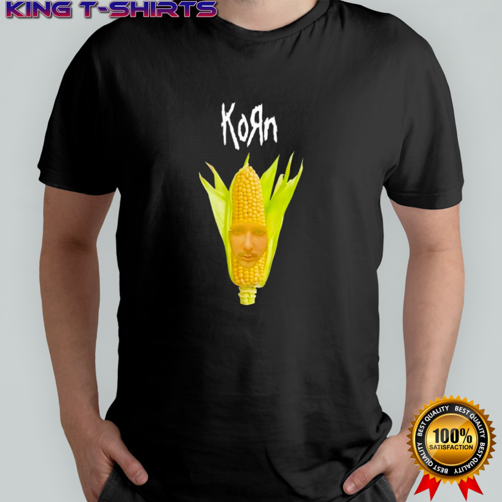Korn in corn shirt