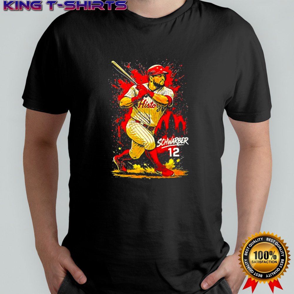 Kyle Schwarber 12 player baseball art shirt