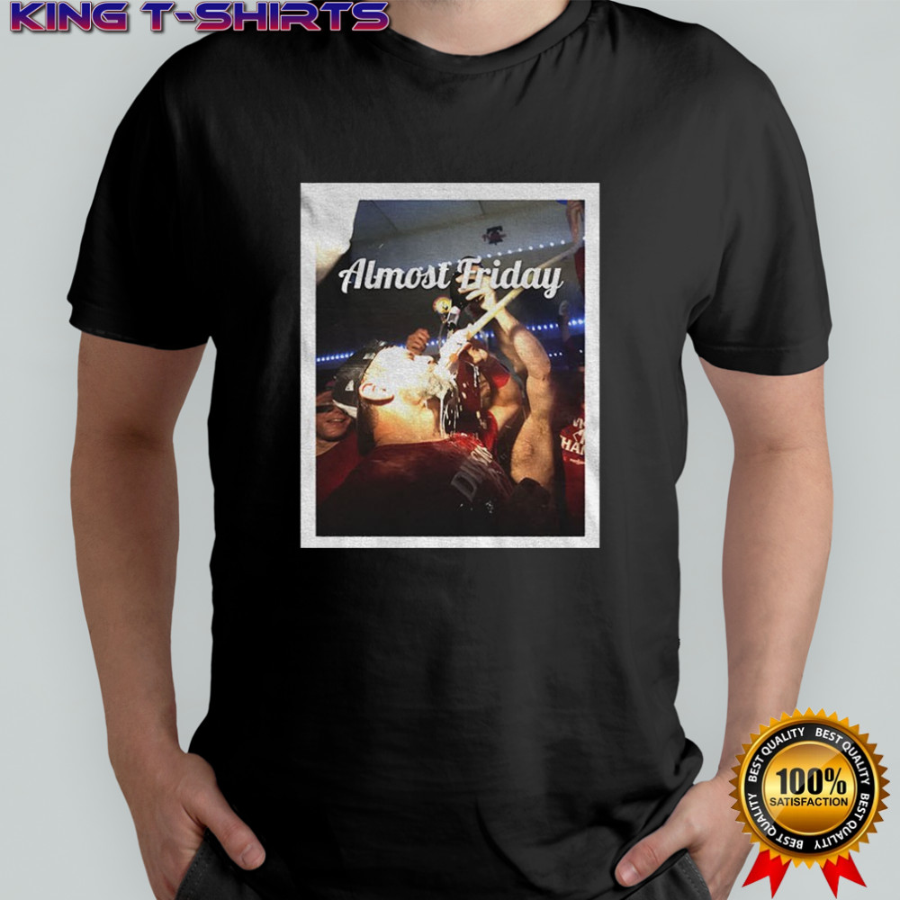 Kyle Schwarber drink beer Almost Friday shirt