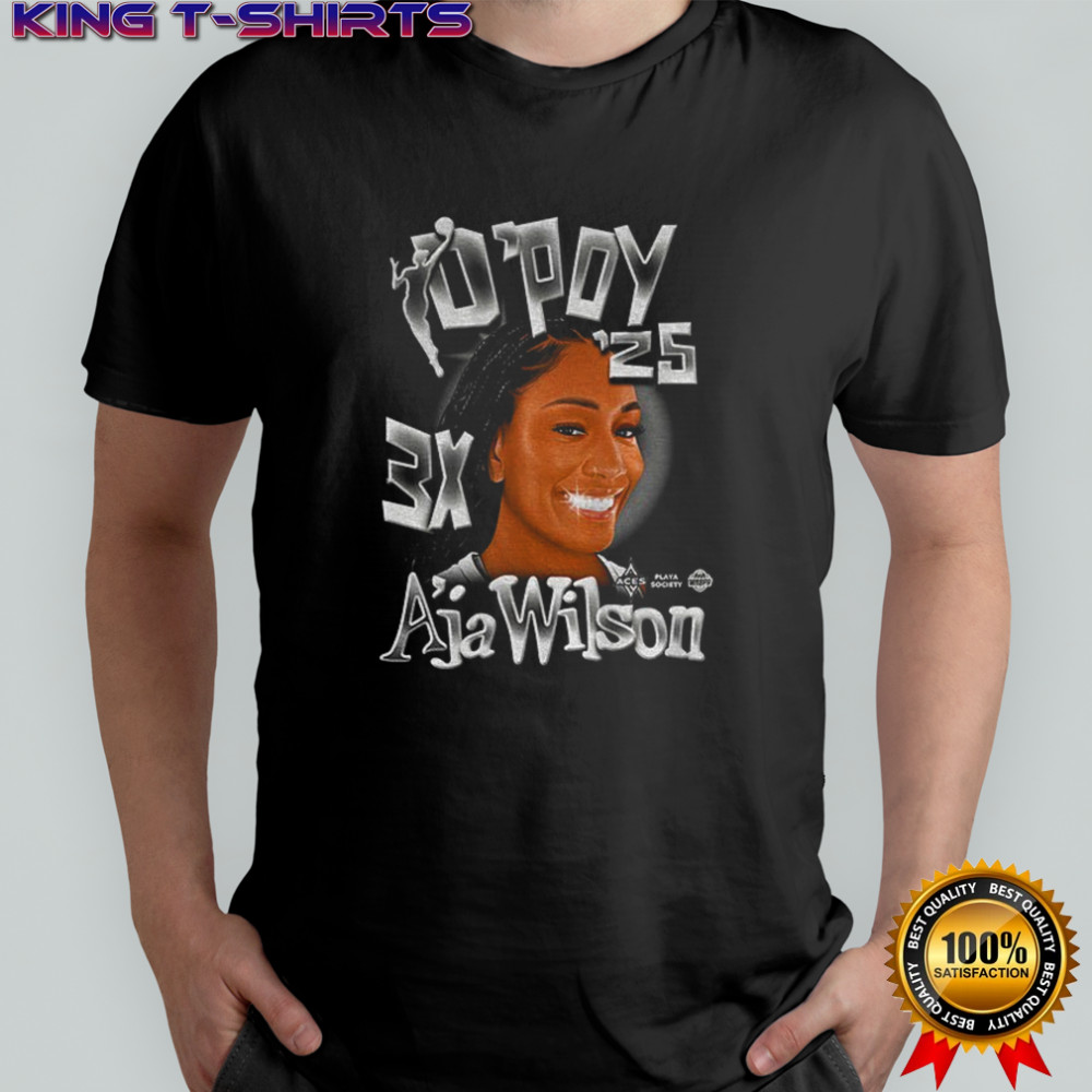 Las Vegas Aces A’ja Wilson 2025 Dpoy 3X shirt