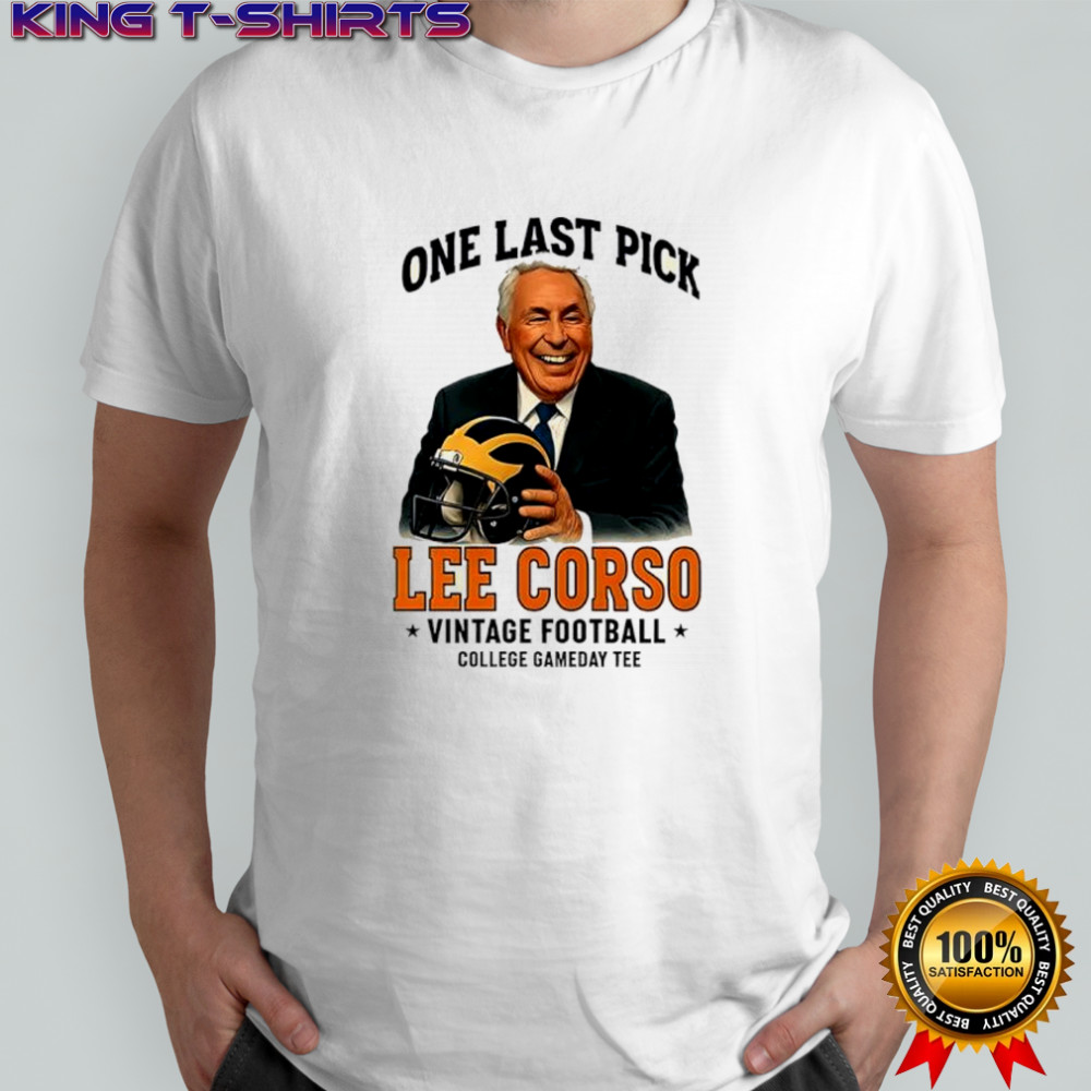 Lee Corso one last pick shirt