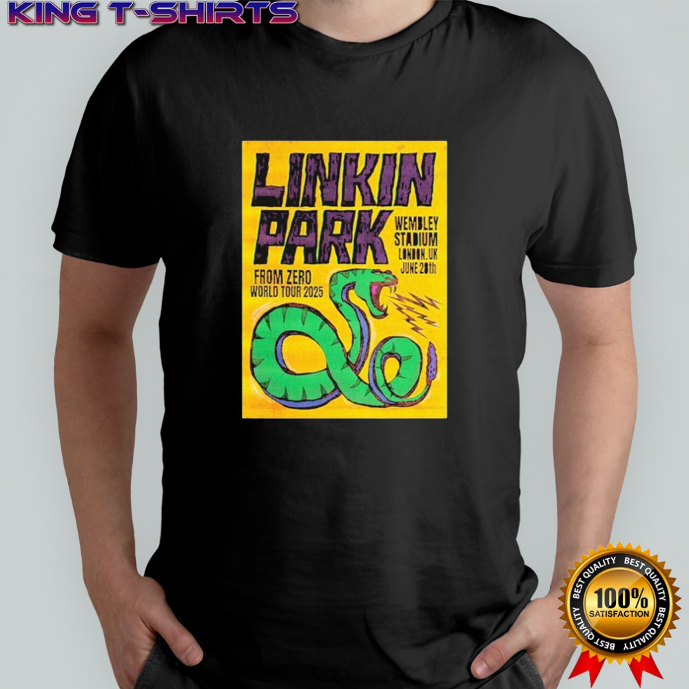 Linkin Park London UK Show By Paul Insect At Wembley Stadium On June 28th From Zero World Tour 2025 T-shirt