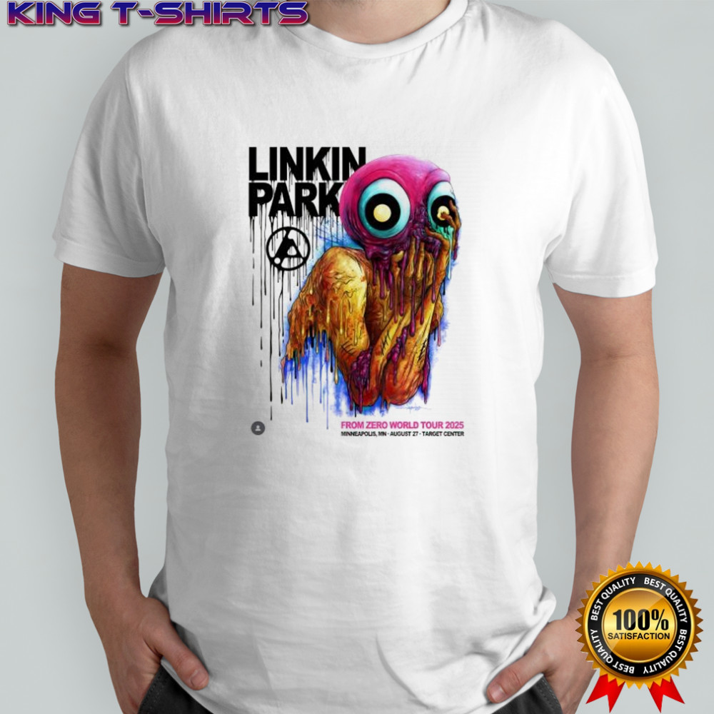 Linkin parko from zero world tour 2025 Minneapolis mn august 27 target center shirt Linkin parko from zero world tour 2025 Minneapolis mn august 27 target center shirt