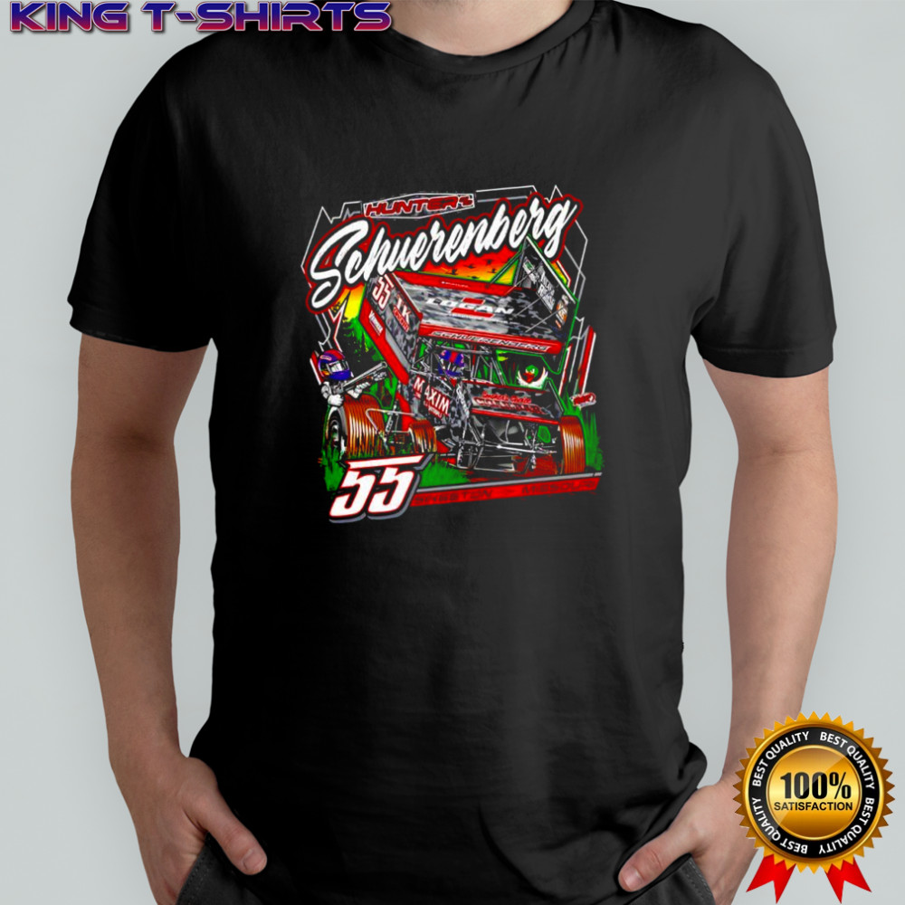 Logan Schuerenberg car driver Hunter Schuerenberg 55 Sikeston Missouri shirt
