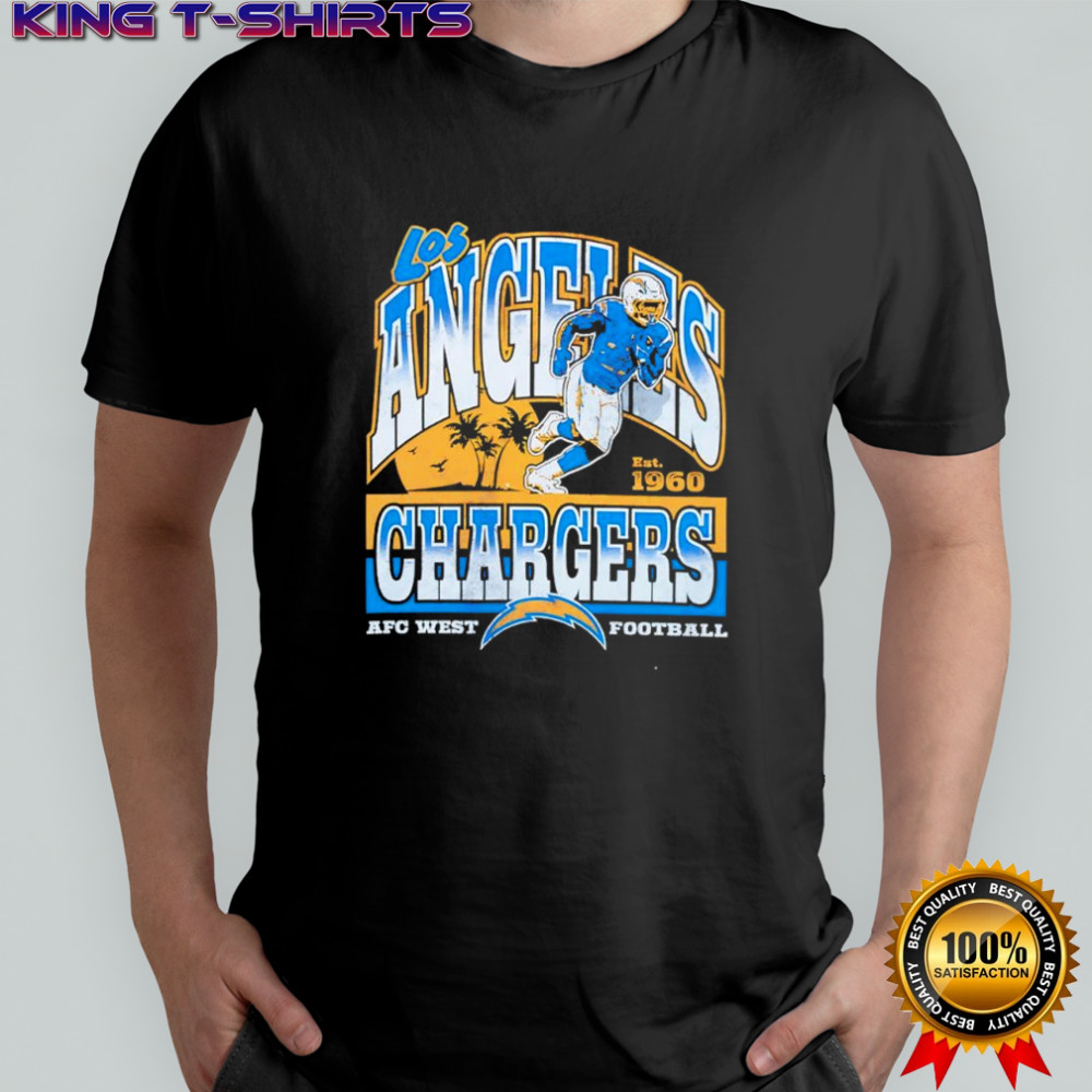 Los Angeles Chargers Est 1960 AFC West football player logo shirt